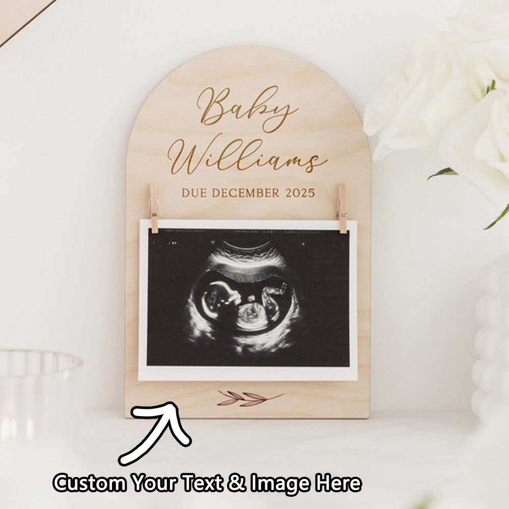 Picture Frame - Tanda Pengumuman Kehamilan yang Dipersonalisasi |