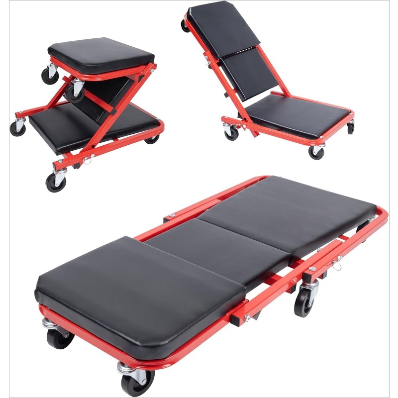 Table Runner - Bangku Bengkel Z-Car Creeper dengan Alas
