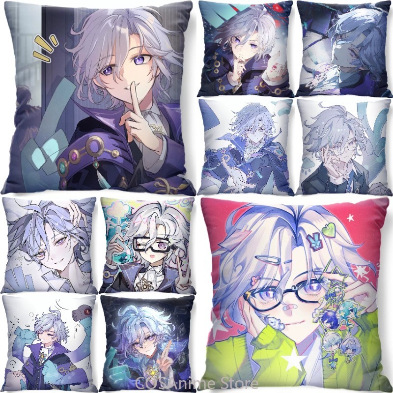 Throw Pillow - Bantal Lembut Berbentuk Persegi dengan Motif