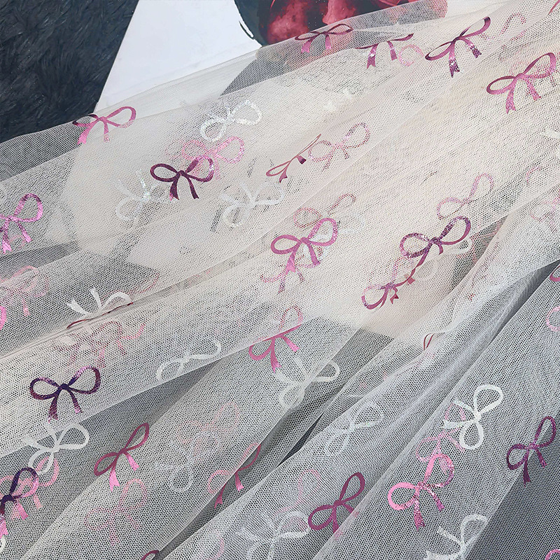 Table Runner - Kain Tulle Pita Emas Lucu Untuk