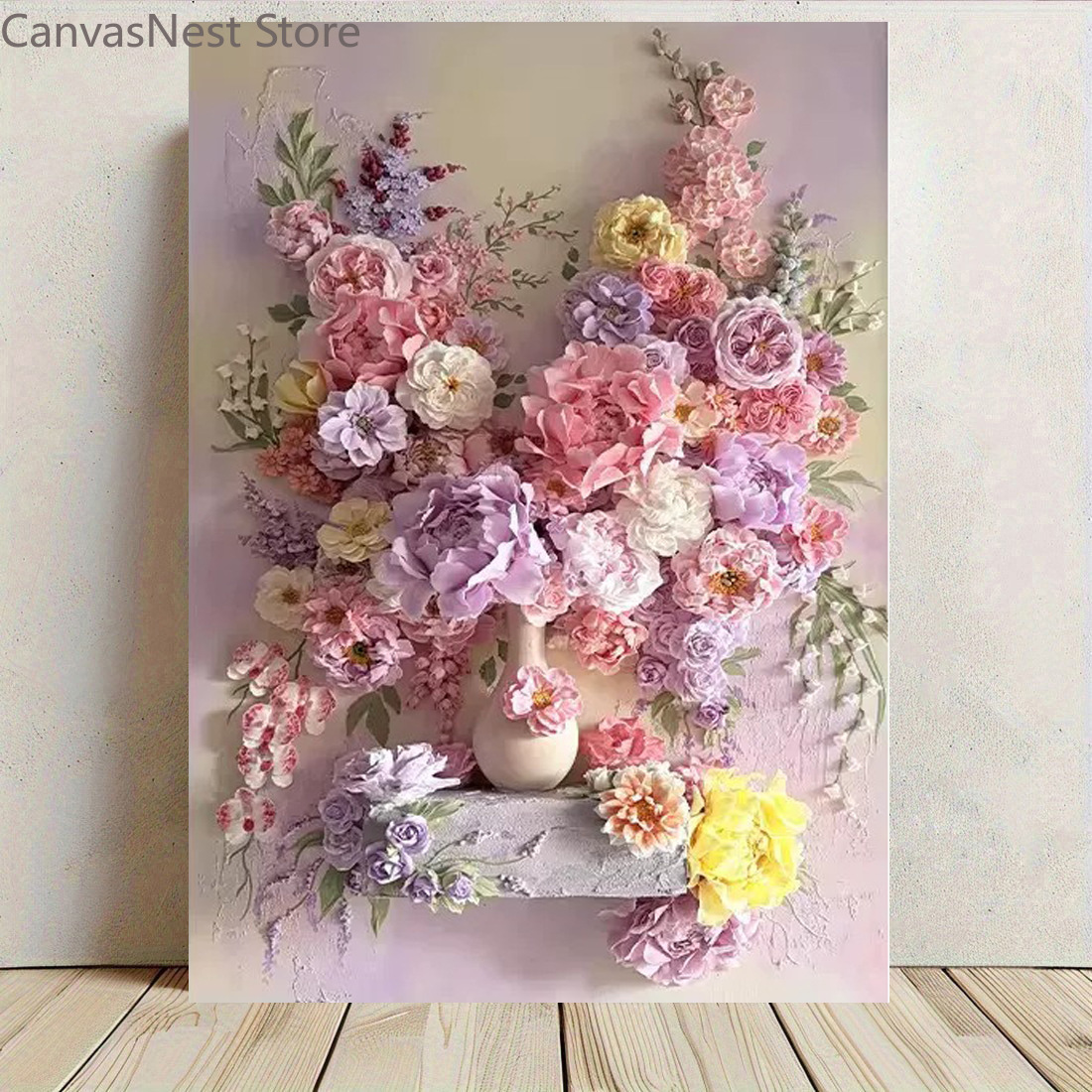 Abstract Canvas Set - Set Lukisan Dinding Kanvas dengan Motif