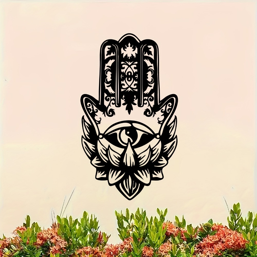 Wall Art - CIFBUY Hiasan Dinding Logam Bentuk Tangan
