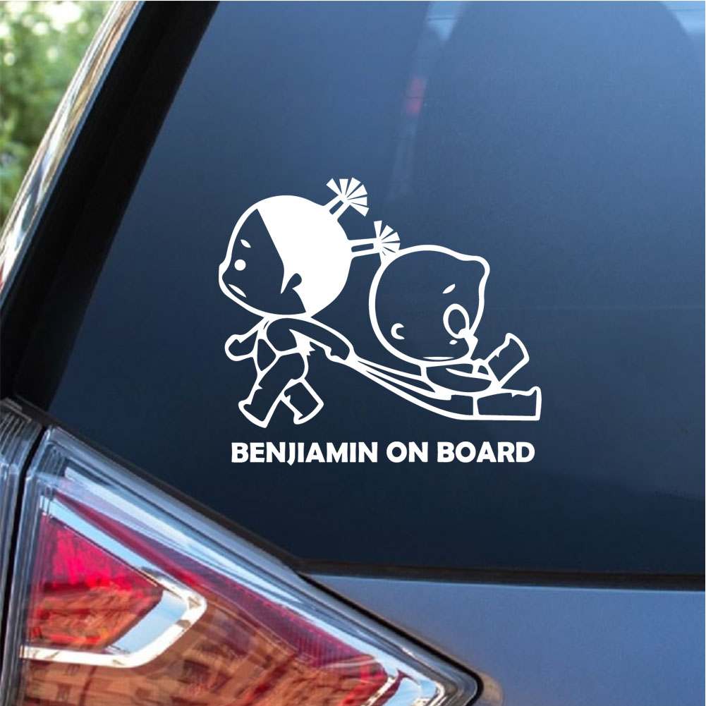 Wall Sticker - 1 Buah Stiker Mobil Teks Kustom