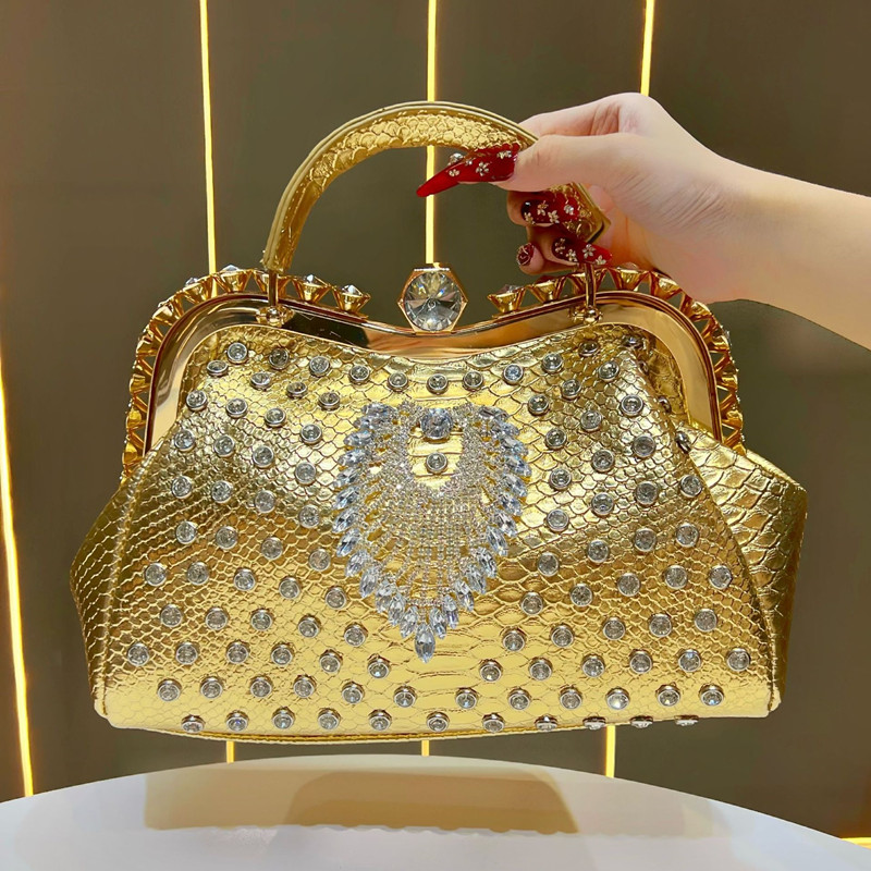 Interior Design High End - Tas Tangan Mewah Bertabur Batu Rhinestone