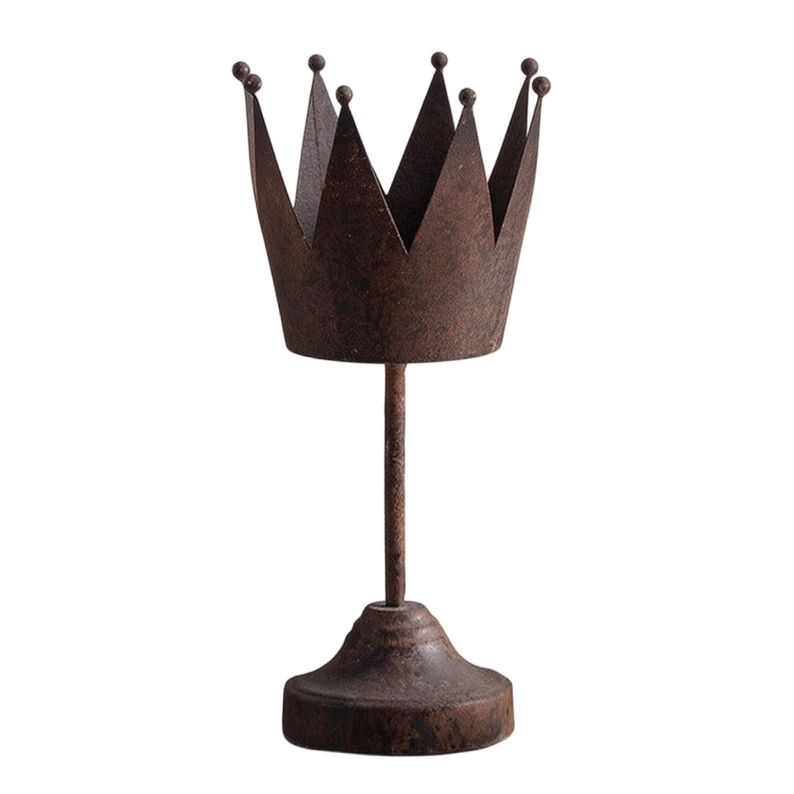 Candle Holder Decor - Tempat Lilin Mahkota, Hiasan Lilin Dekoratif,