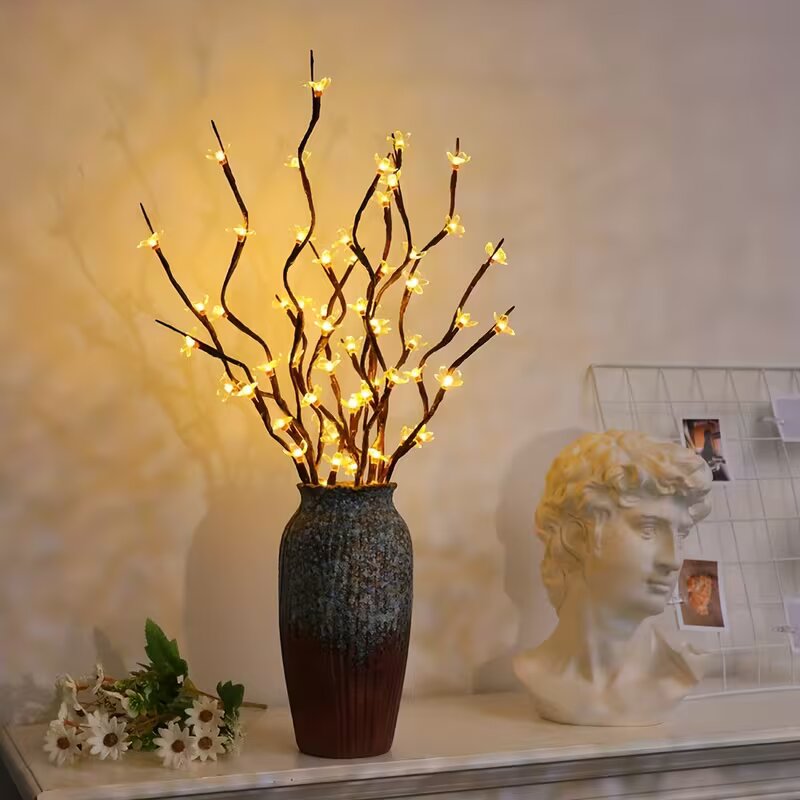 Vase Decor - 1/2 Buah 20LED Lampu Cabang Pohon