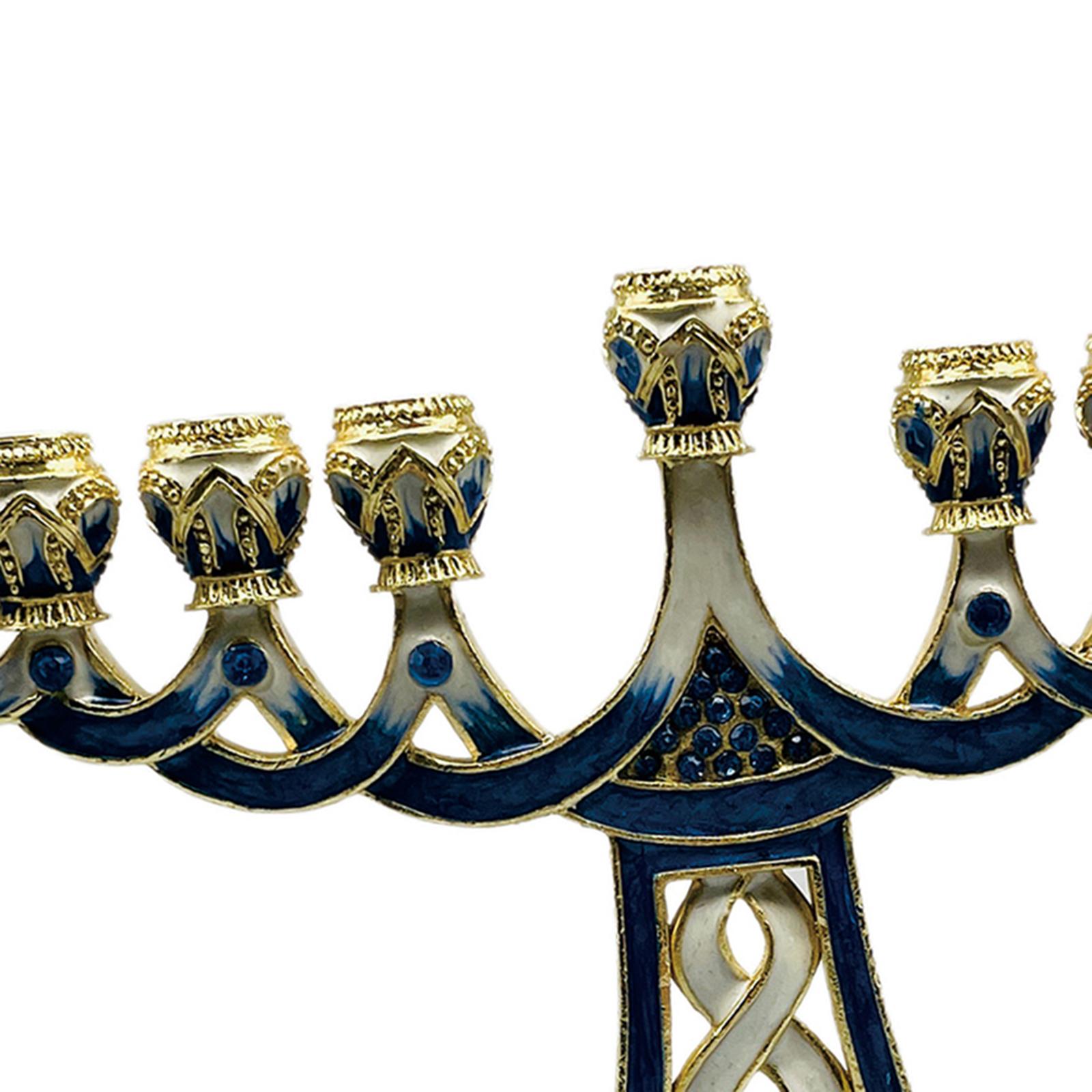 Lilin Hias Menorah Berenamel,  - Candle Holder Decor ulasan dan harga