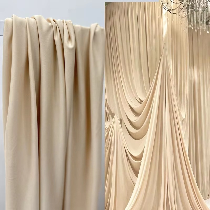 Kain Sutra Susu Kopi Putih Ela - Curtain Curtain ulasan dan harga