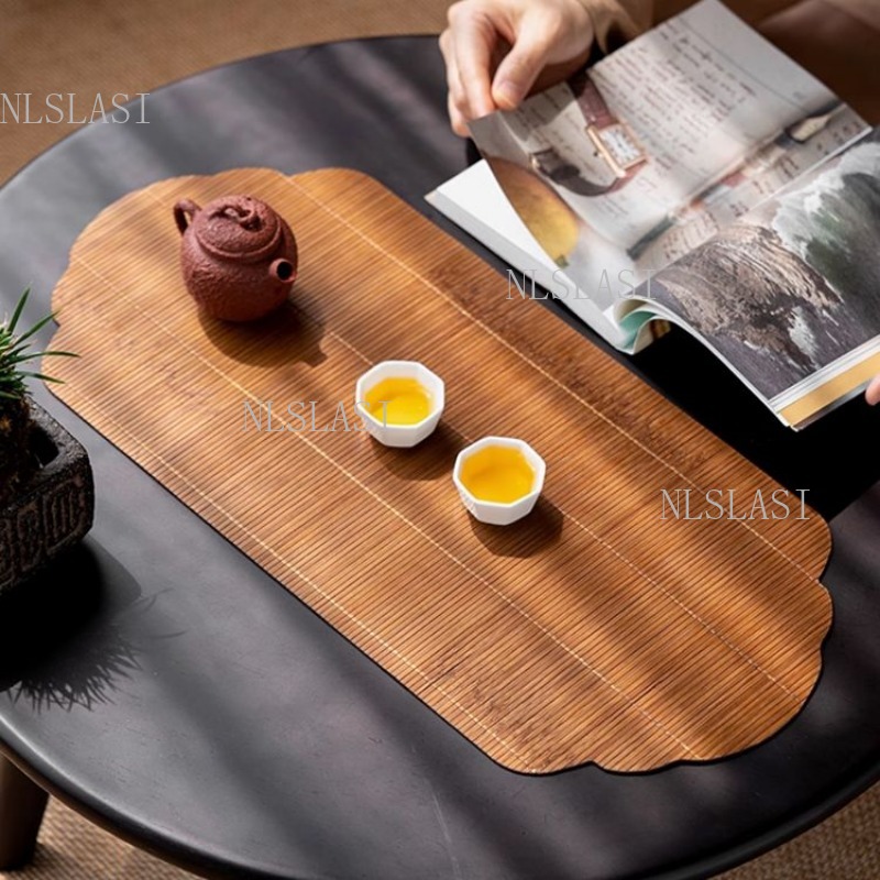 Alas Teh Bambu Anyaman Alami d - Table Runner ulasan dan harga