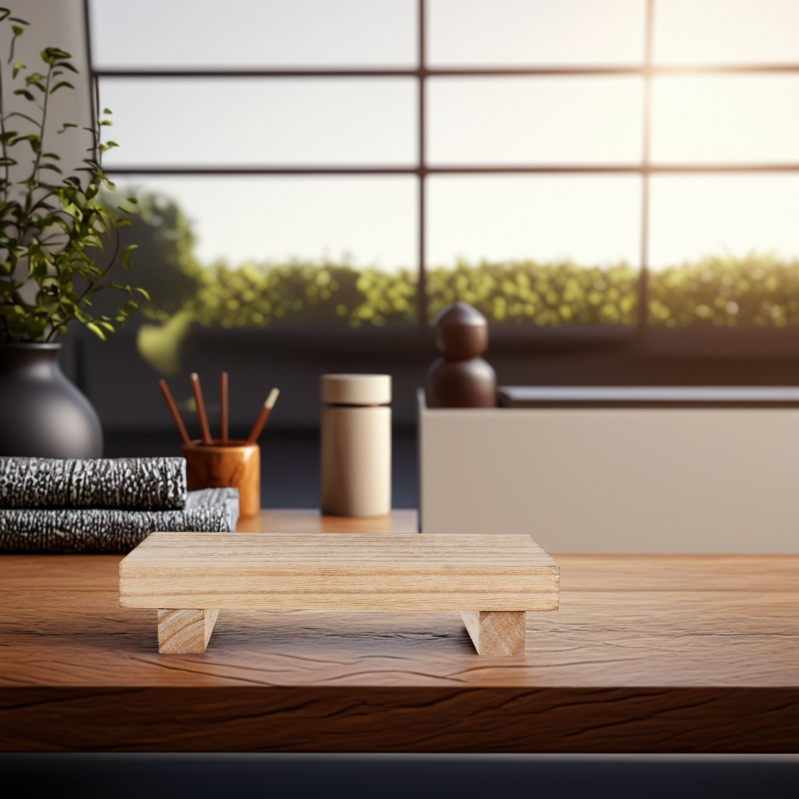 Dudukan Kecil Berbahan Kayu, N - Vase Decor ulasan dan harga
