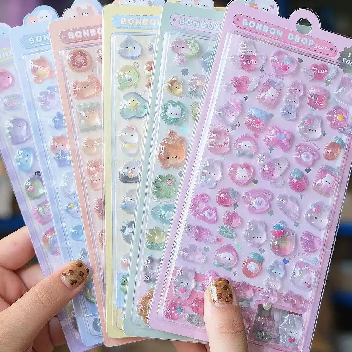 =-=2027Stiker Resin Jelly 3D K - Wall Sticker ulasan dan harga