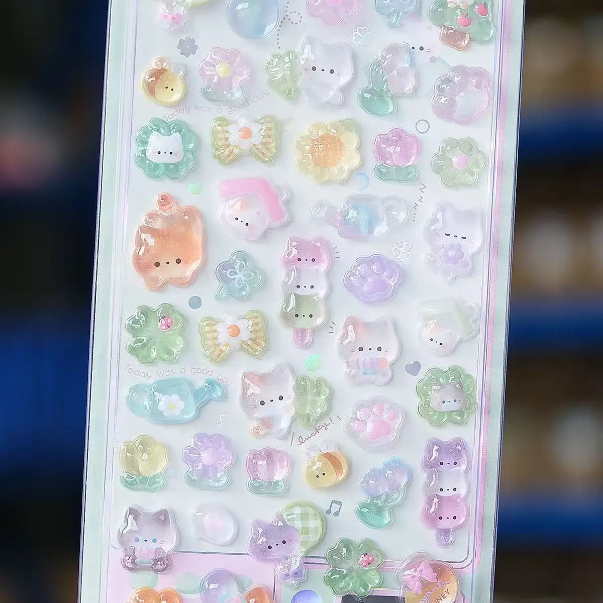 =-=2027Stiker Resin Jelly 3D K - Wall Sticker ulasan dan harga