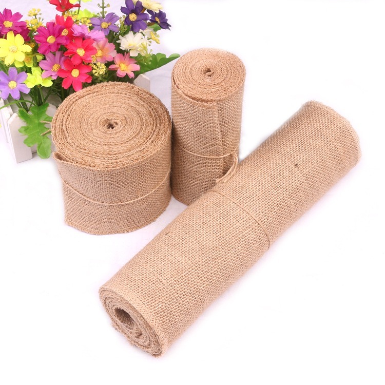 Kain Linen Jute Alami 5-30CM 2 - Table Runner ulasan dan harga