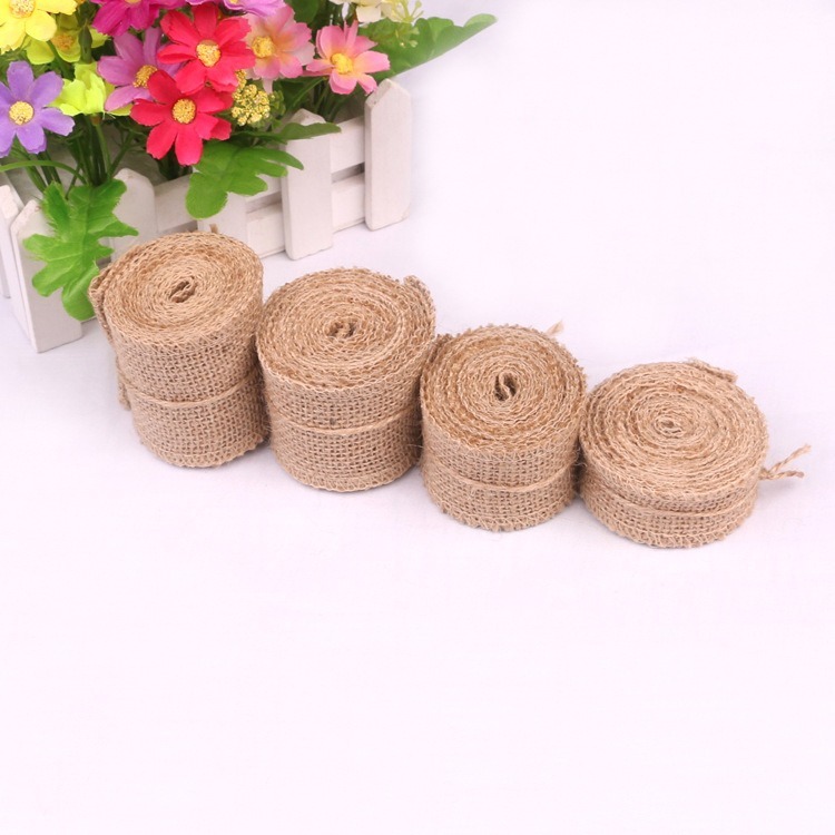 Kain Linen Jute Alami 5-30CM 2 - Table Runner ulasan dan harga