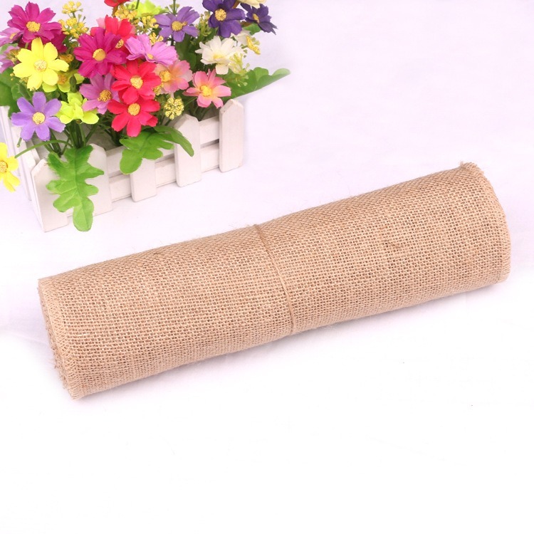 Kain Linen Jute Alami 5-30CM 2 - Table Runner ulasan dan harga