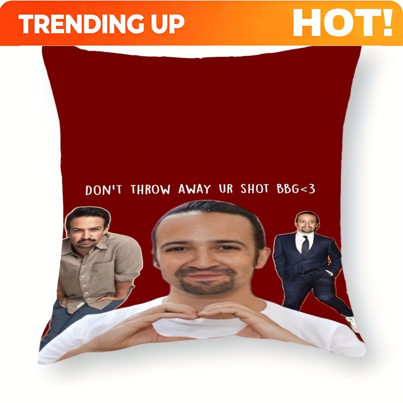 Sarung Bantal Musik Lin-Manuel - Throw Pillow ulasan dan harga
