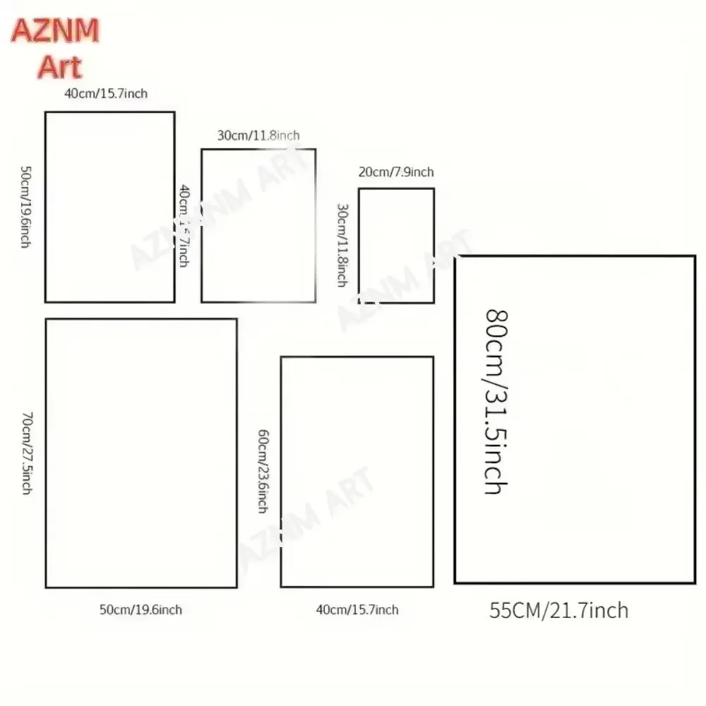 1/2 Buah Set Cetak Seni Garis  - Abstract Canvas Set ulasan dan harga